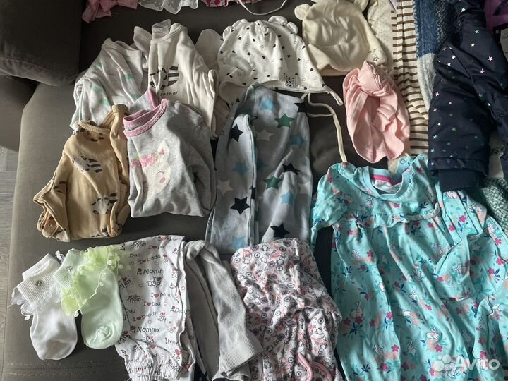 Детские вещи на девочку пакетом 86 92