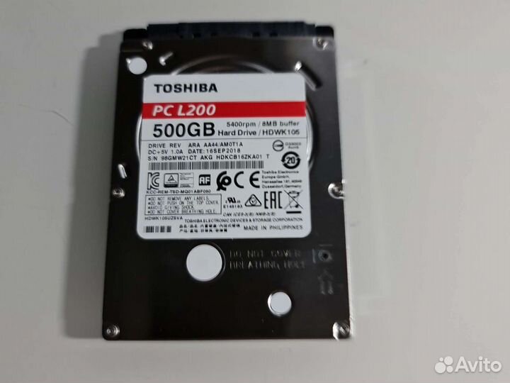Жесткий диск HDD 500 Гб