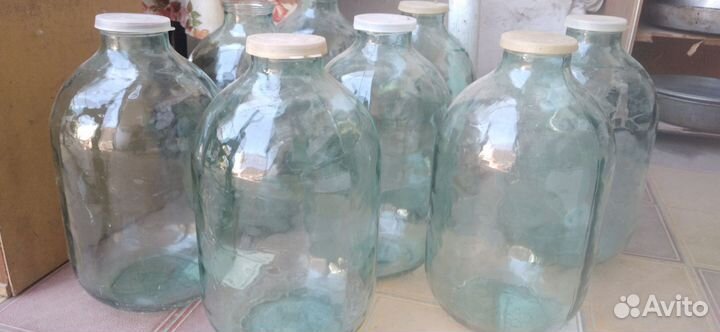 Банка 10 литров стеклянная