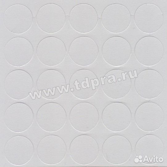 Заглушка самоклеящаяся d14мм светло-серый 25шт