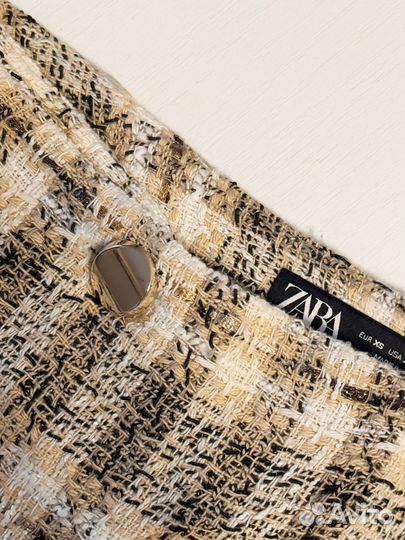 Твидовые Юбка-шорты Zara