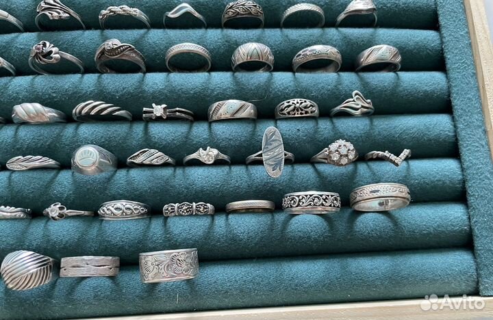 Винтажные серебряные кольца СССР