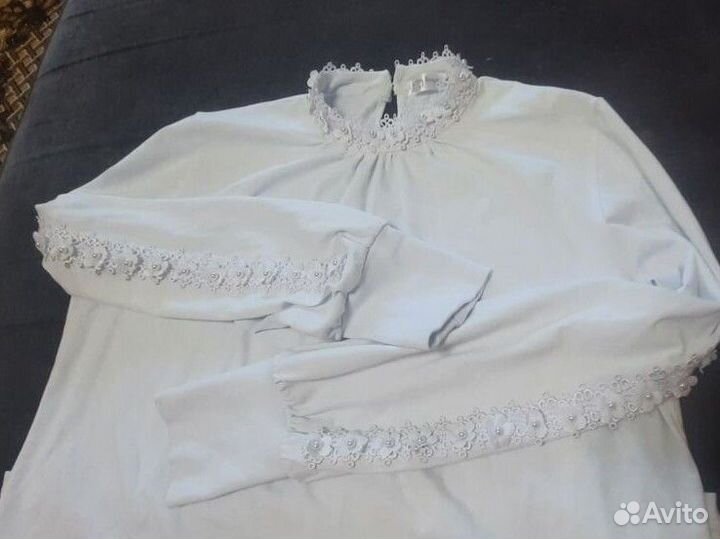 Блузка водолазка трикотажная нарядная