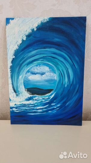 Интерьерная картина маслом на холсте