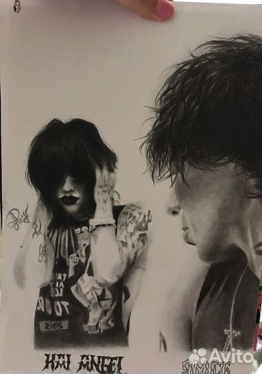 Портрет по фото карандашом