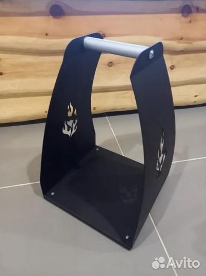 Дровница с ручкой