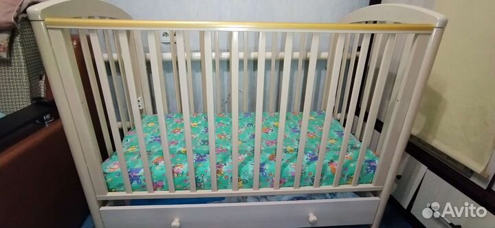 Кроватка гандылян дени с ящиками