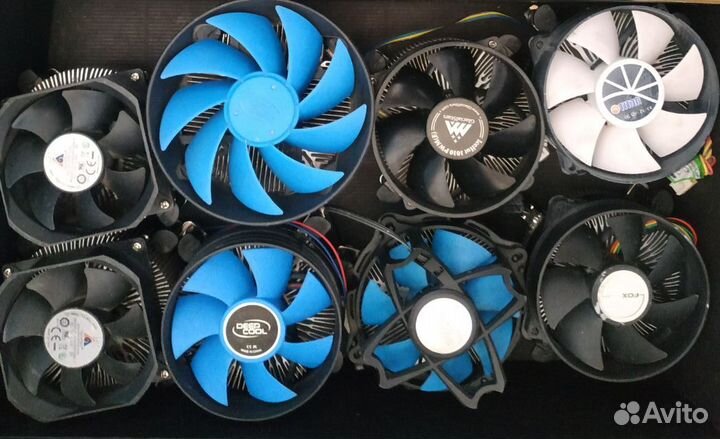 Кулера Intel LGA1150-1200, 775, AMD AM3/AM4