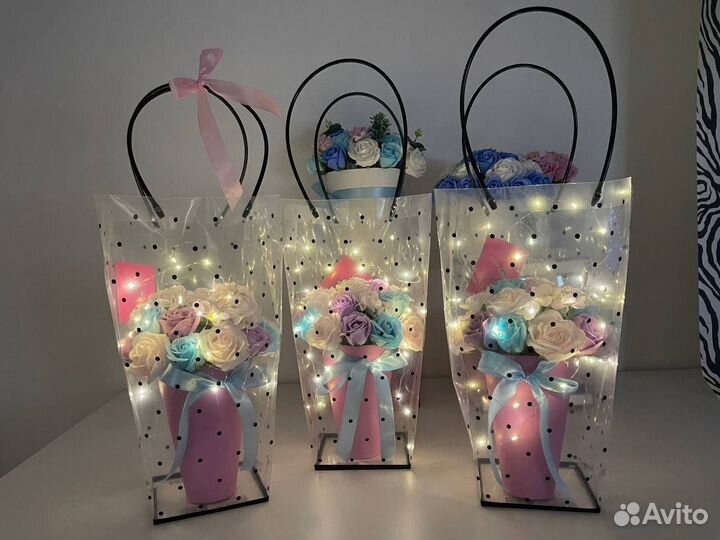 Мыльные розы букеты Доставка 24/7 Оптом Розница