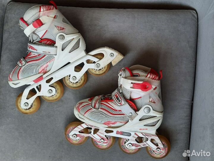 Ролики раздвижные Re:action детские 31-36