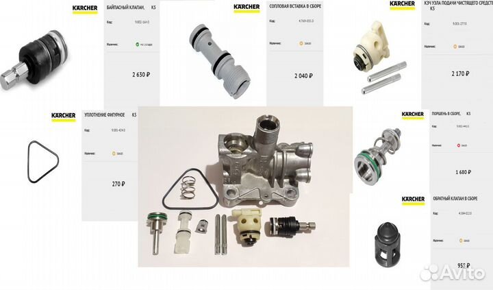 Крышка помпы Керхер