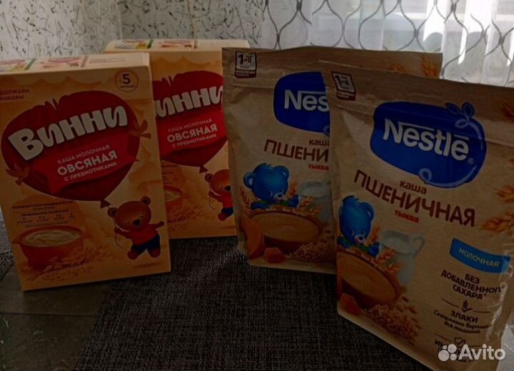 Детские каши молочные