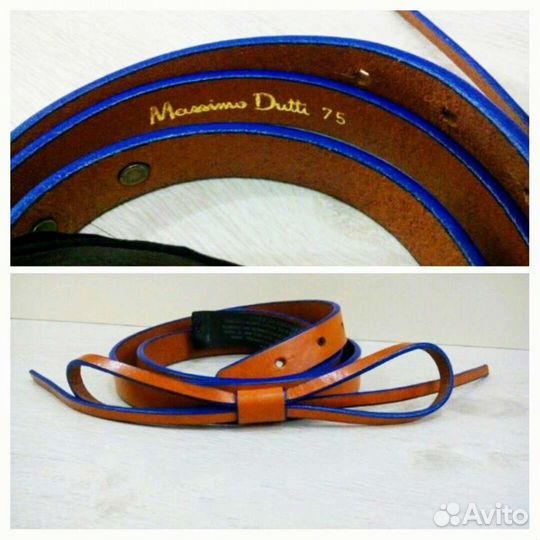 Ремни Massimo Dutti (н.кожа)