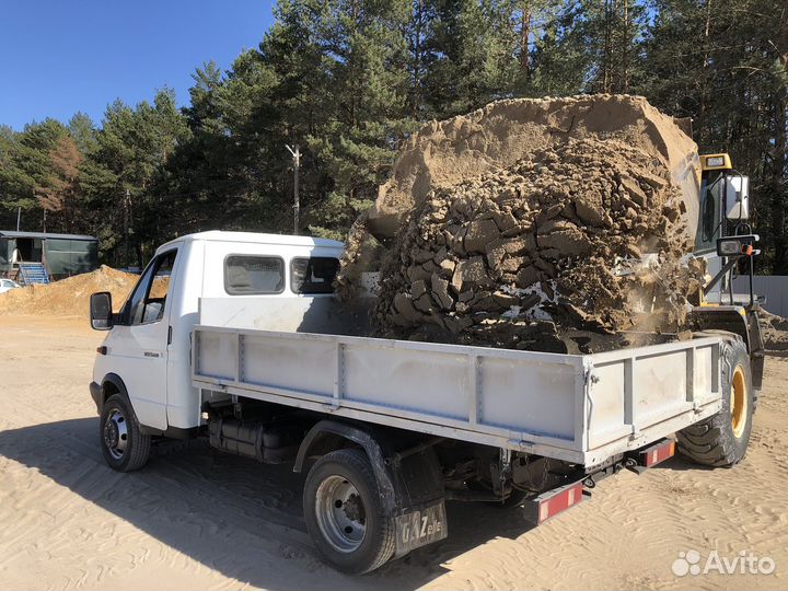 Песок щебень доставка