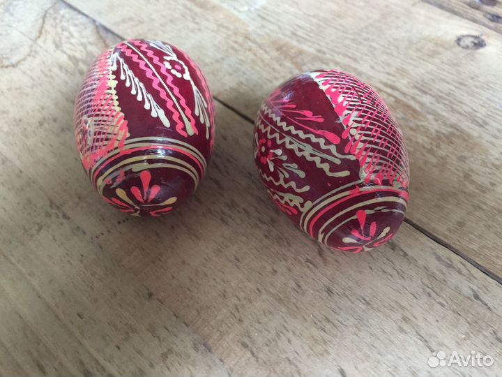 Яйца пасхальные дерево, ручная роспись