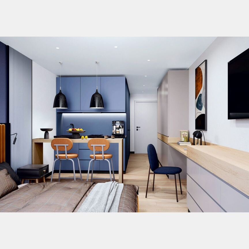Апартаменты-студия, 39,9 м², 9/14 эт.