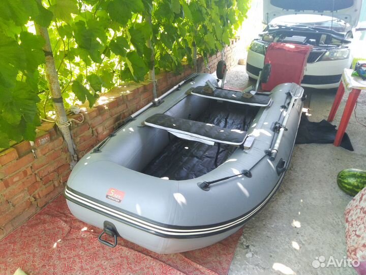 Лодка Hunter 330 A, мотор ns marine 5, аксессуары