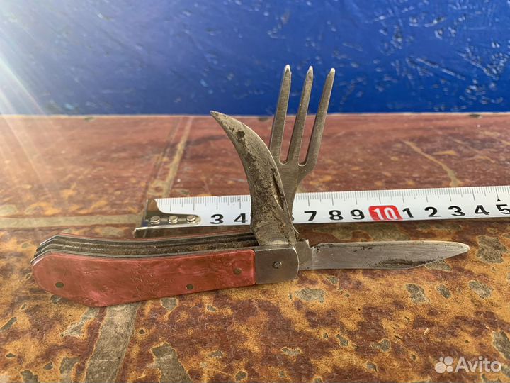 Нож складной перочинный 2 красный