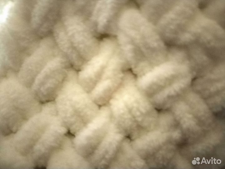 Плед детский вязаный новый