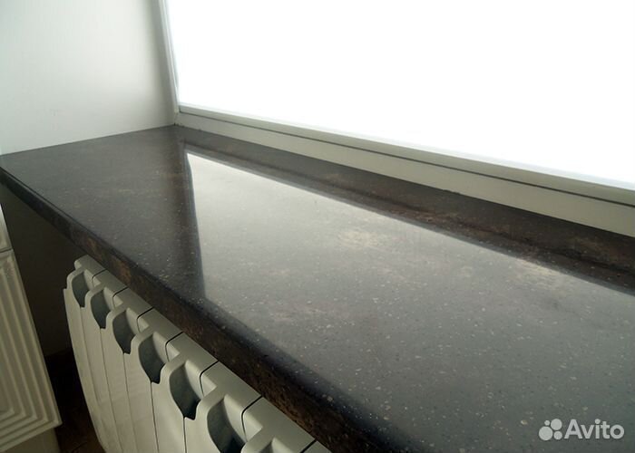 Подоконник из искусственного камня под заказ