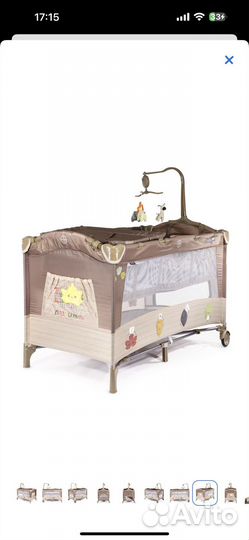 Детская кровать манеж