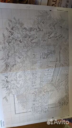 Остатки от набора для вышивания