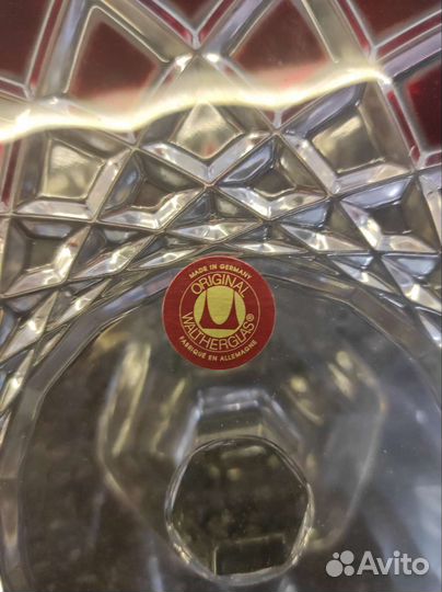 Тортница на ножке, стекло