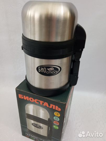 Термос для еды биосталь новый 600 грамм