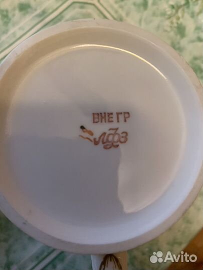 Бокал с блюдцем лфз серия Пушкин