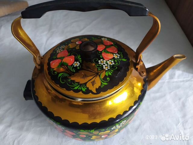 Чайник электрический расписной СССР