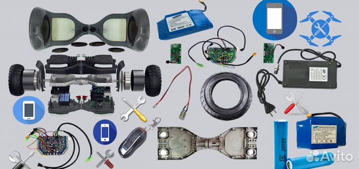 Запчасти для гироскутера