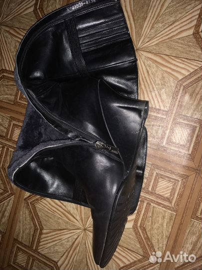 Сапоги женские зимние (нат.кожа,цигейка)