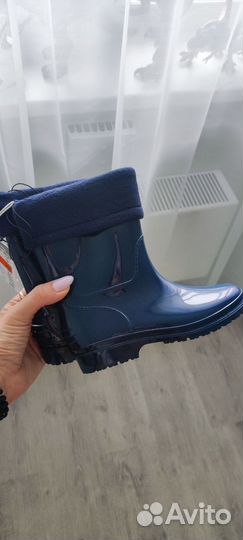 Сапоги резиновые детские новые