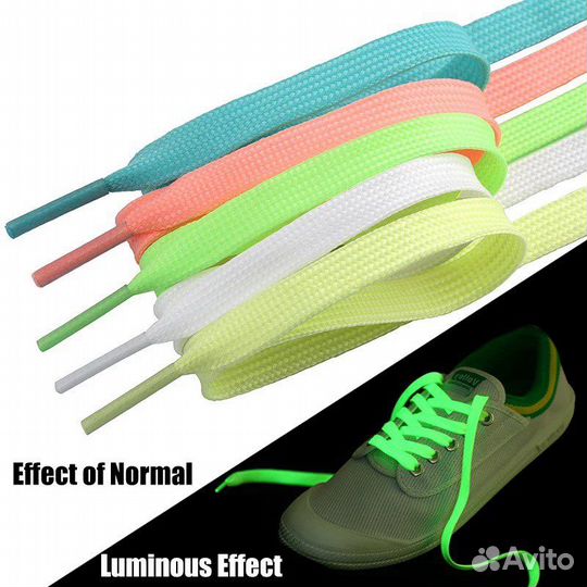 Шнурки светящиеся
