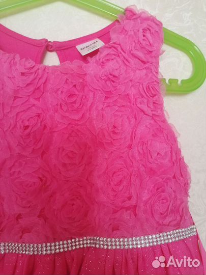 Нарядное платье для девочки, 3-4 года