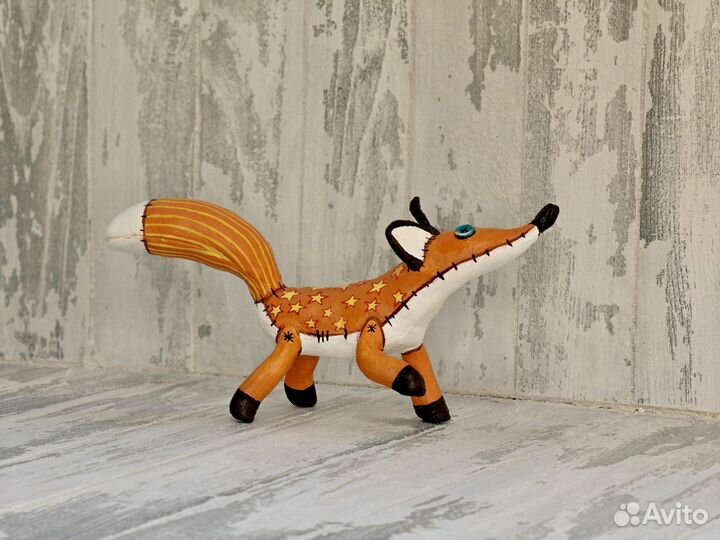 Ватная ёлочная игрушка