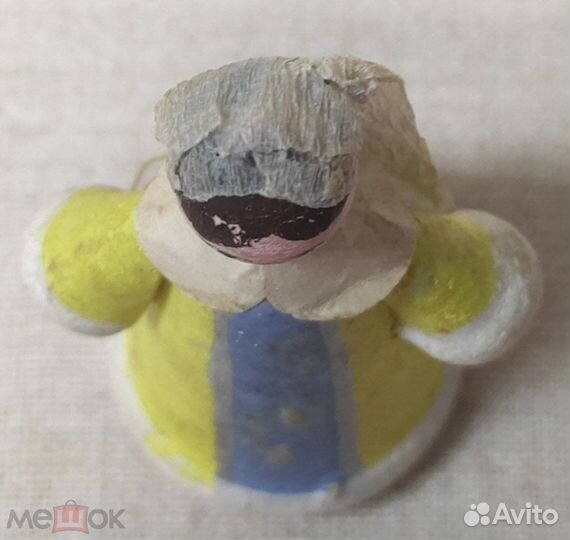 Ёлочная игрушка из картона и гипса 