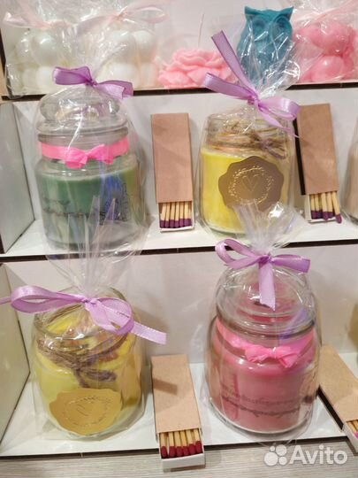 Свечи ручной работы 100мл