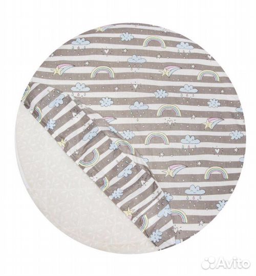 Простыня на резинке детская 75*75*12