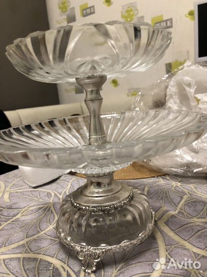 Ваза на ножке конфетница /горка