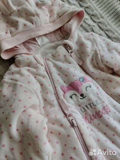 Флисовый комбинезон 80