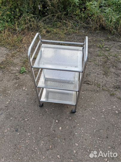 Столик тележка косметологический на колесиках