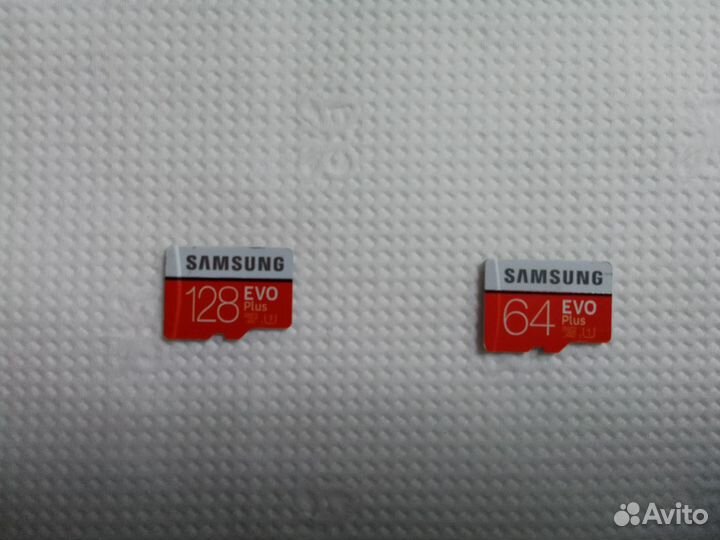 Карты памяти Samsung Evo Plus (128 GB, 64 GB)