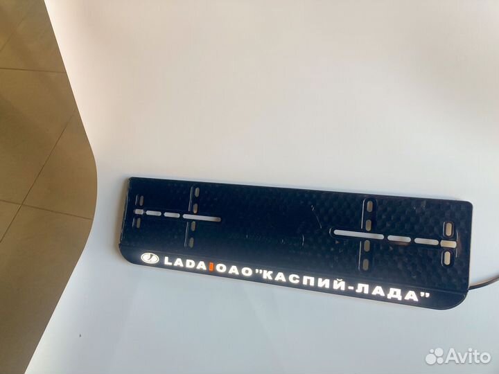 Номерные рамки с подсветкой