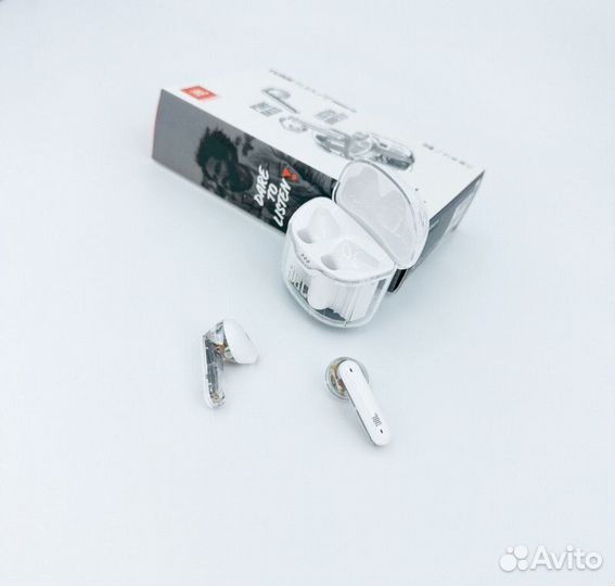 Беспроводные Наушники JBL Tune Flex(прозрачные)