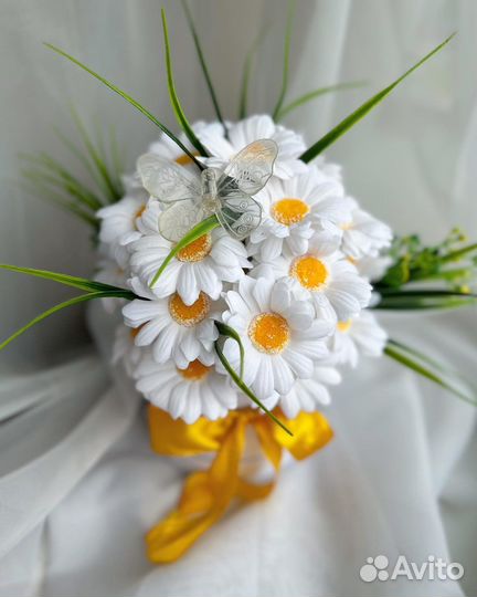Букет ромашек мыло