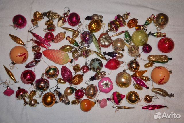 Советские новогодние игрушки