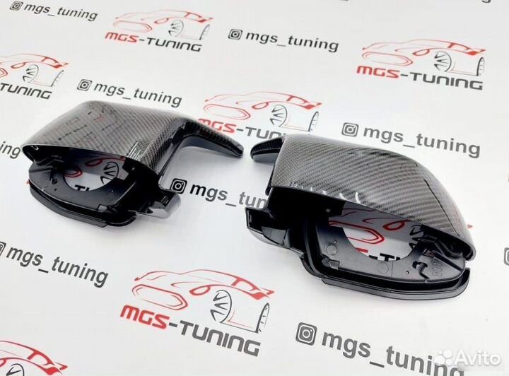 Корпуса зеркал X5M F95 на X5 G05 карбон