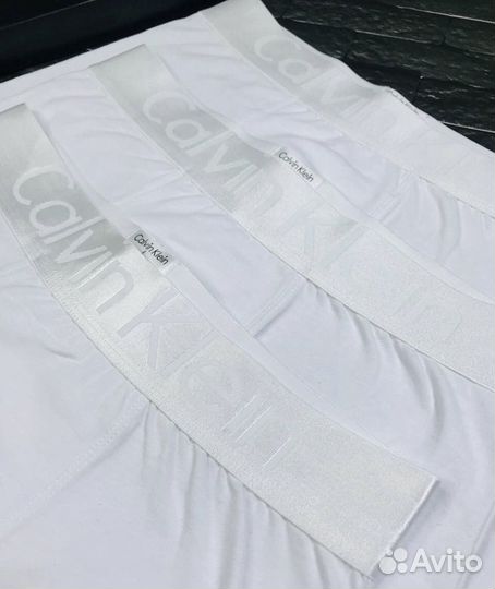 Трусы мужские боксеры белые calvin klein арт.626