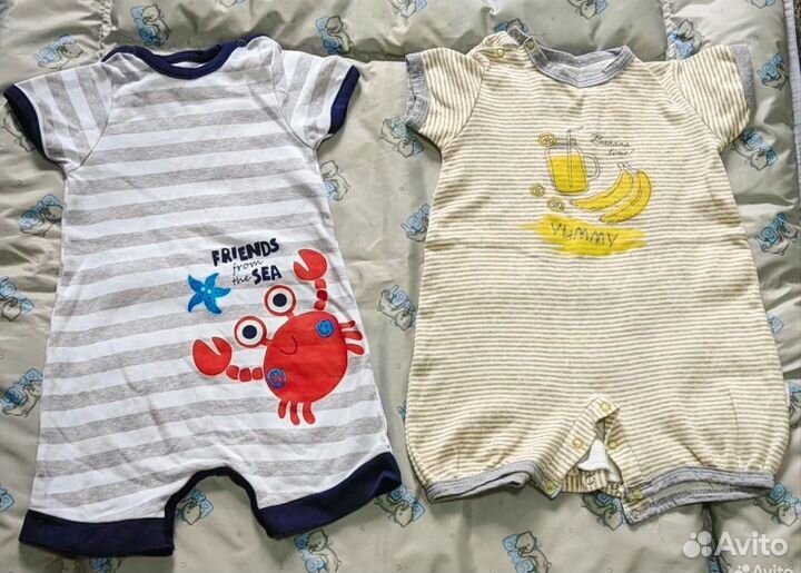 Боди песочник детский 80 86